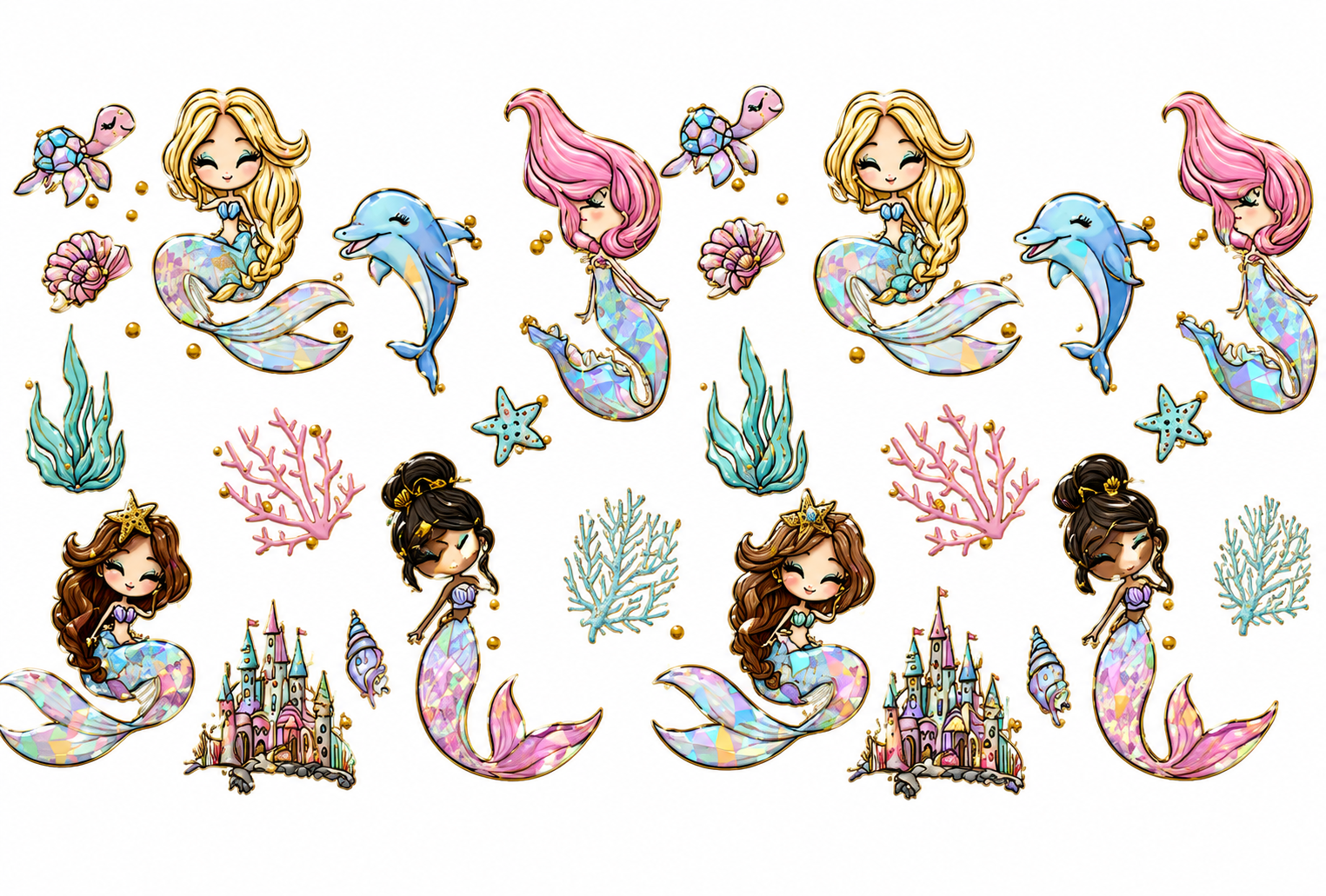 Mermaid #16 holographic
