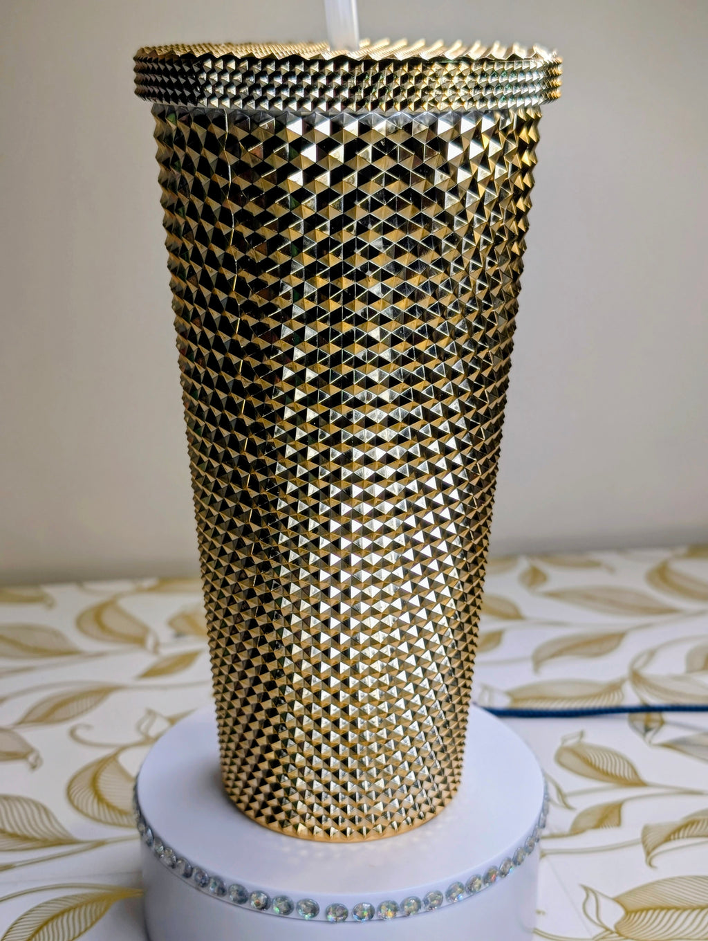 Gold Sparkle Tumbler 24oz