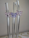 Glass bows straws