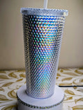 Silver Sparkle Tumbler 24oz