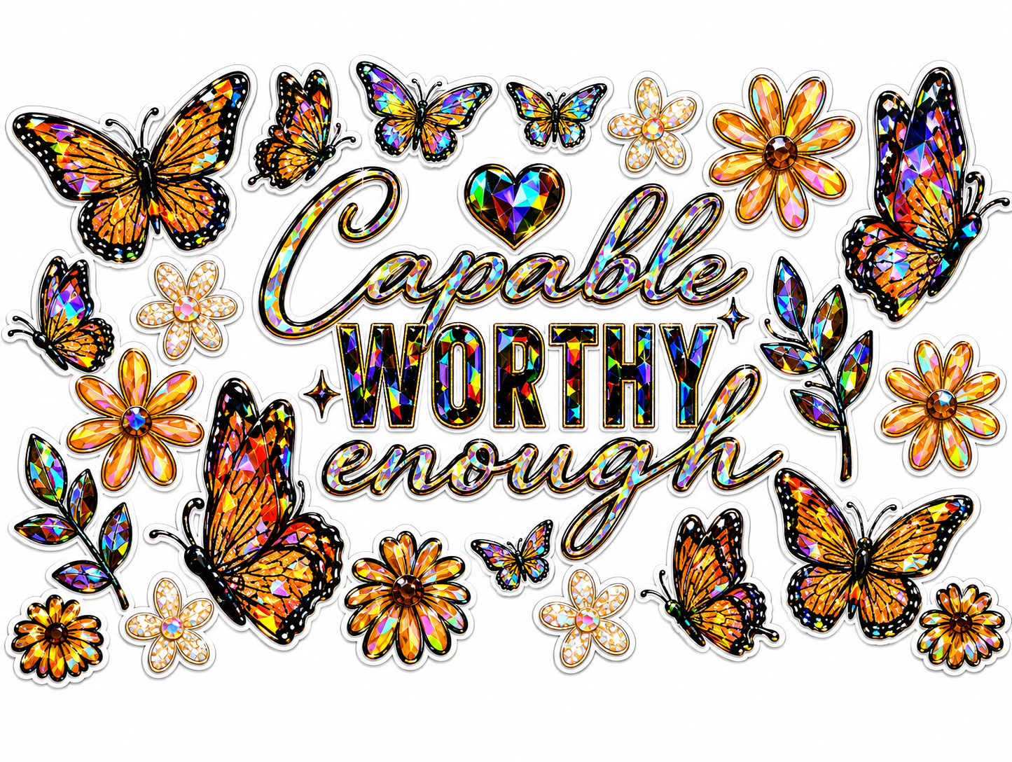 Motivational #14 holographic