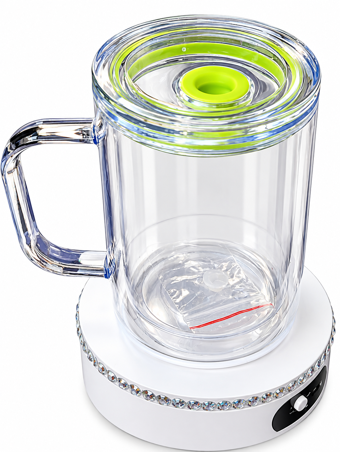 Yellow/ green 17oz Acrylic Mug