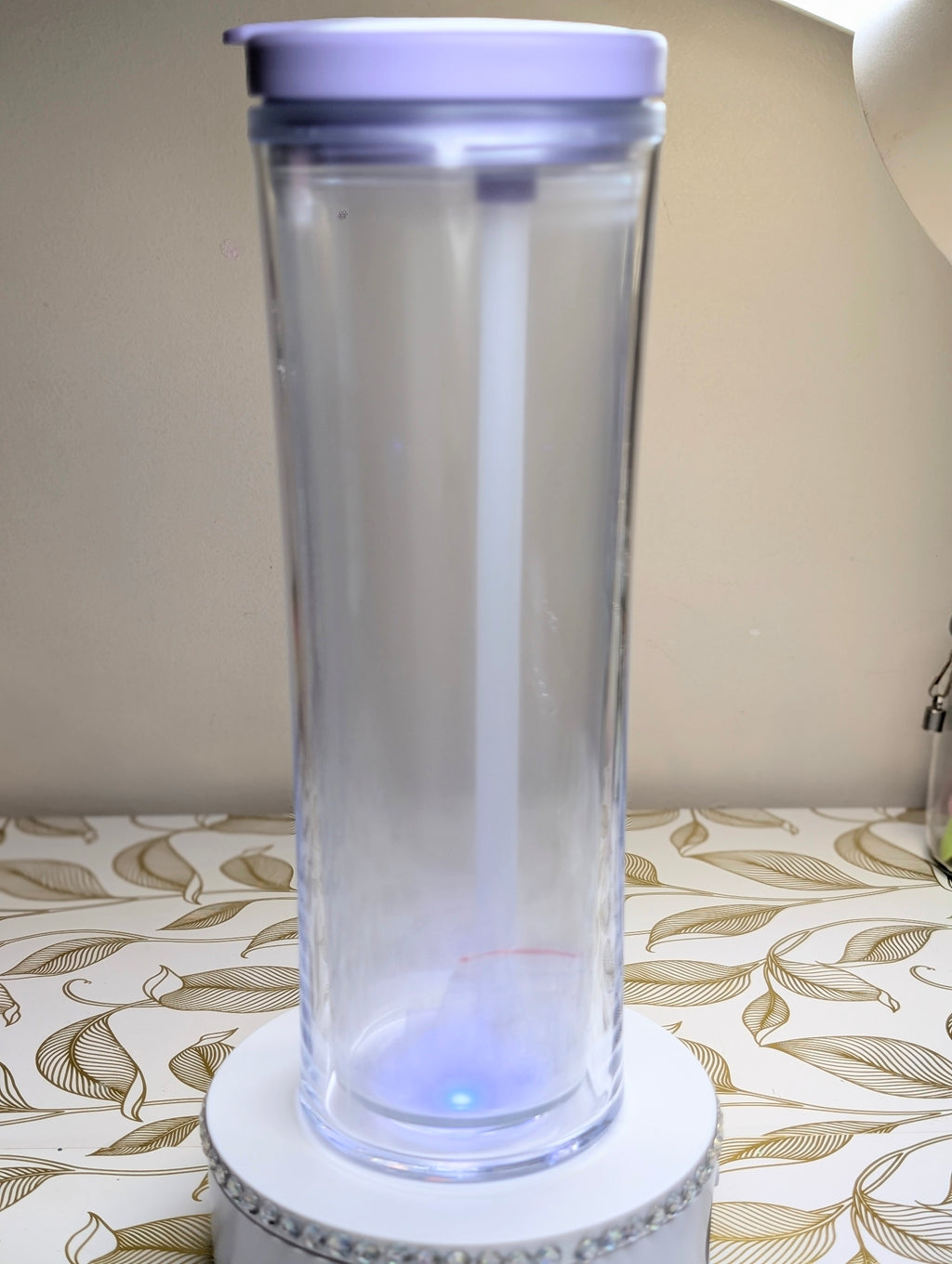 25oz Glow in the Dark Purple Water Bottle
