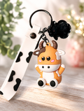 Cow Keychain