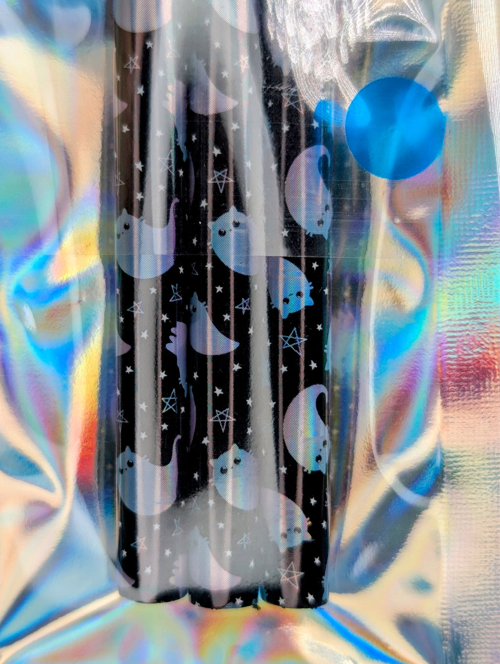 Cat Ghosts reusable Plastic Straws