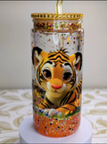 Tiger Lava Snowglobe Tumbler