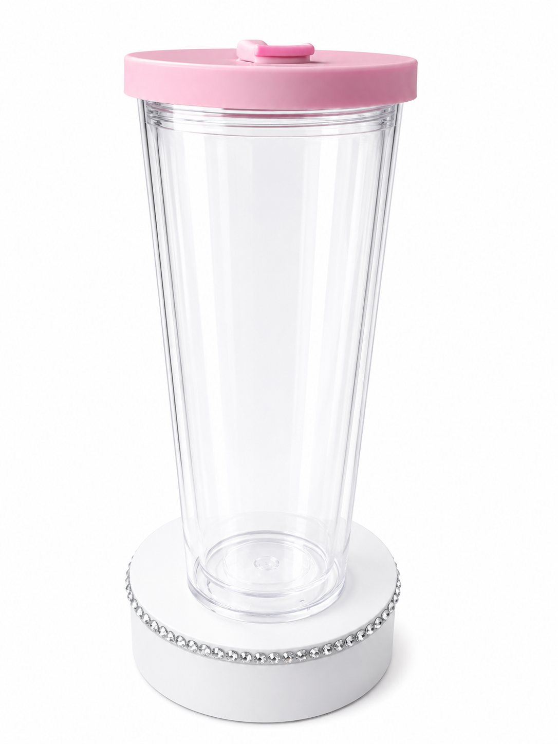 Pink lid 24oz Tumbler