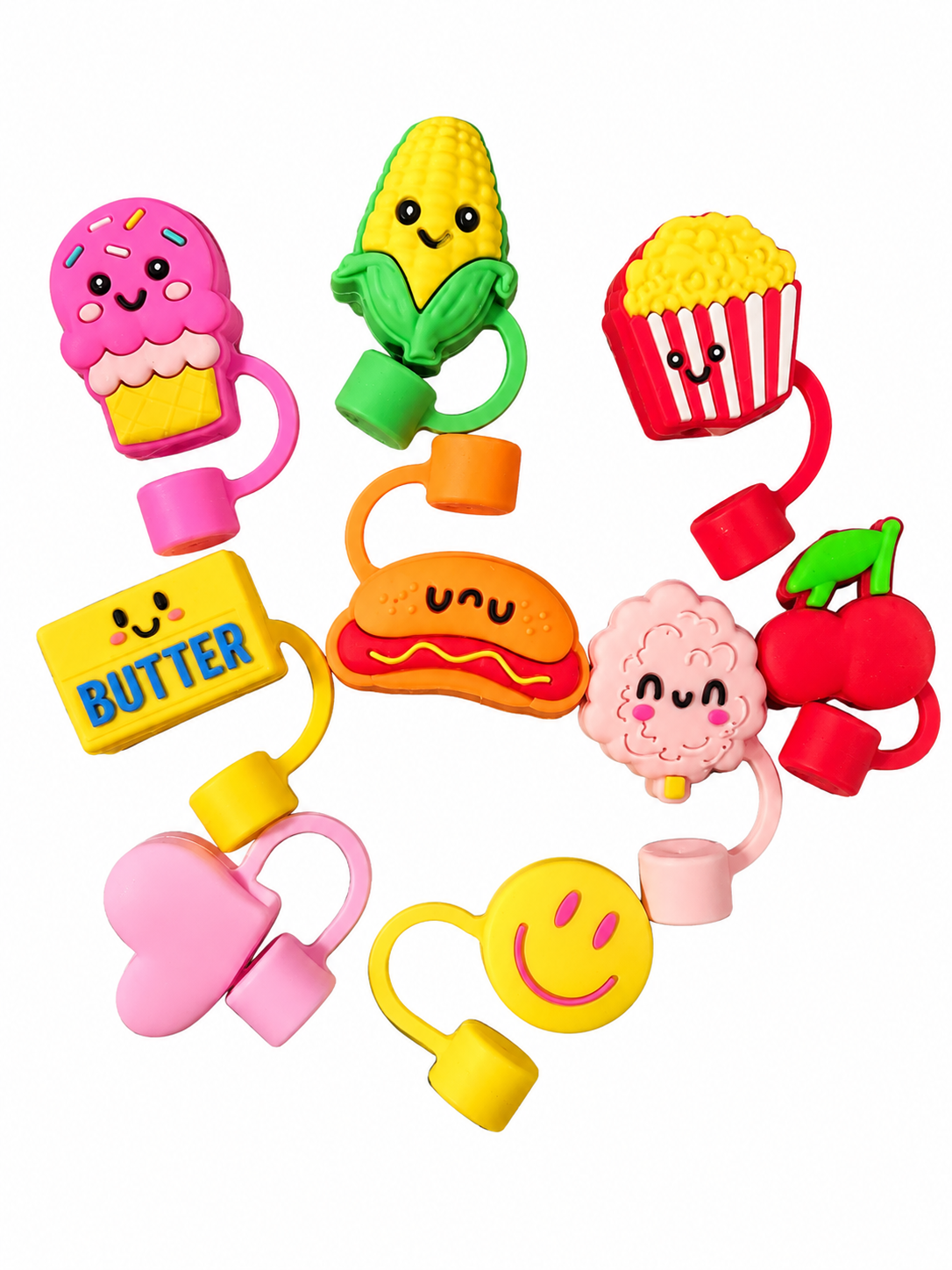 Straw toppers