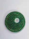 Emerald Green Rhinestone Lid