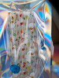 Snowman Reusable Plastic Straws