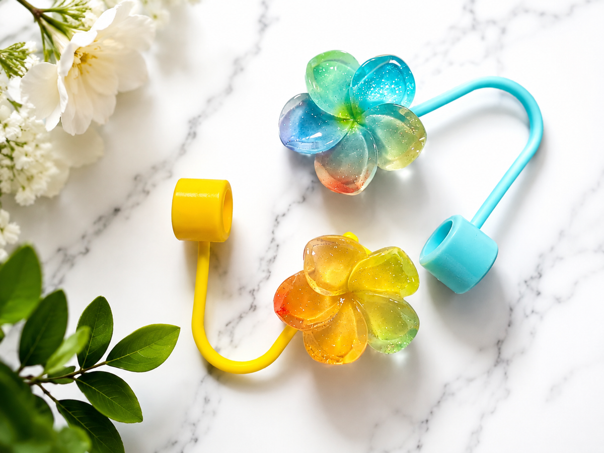 Flower Straw topper