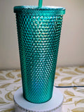 Green Sparkle Tumbler 24oz
