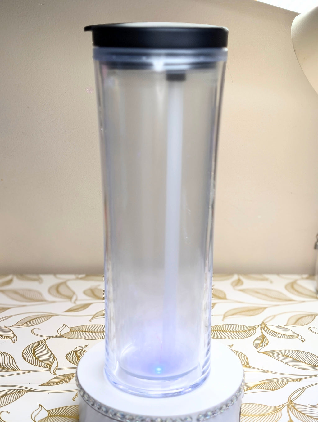 25oz Glow in the Dark Black water Bottle