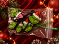 Grinch straw topper $2 each