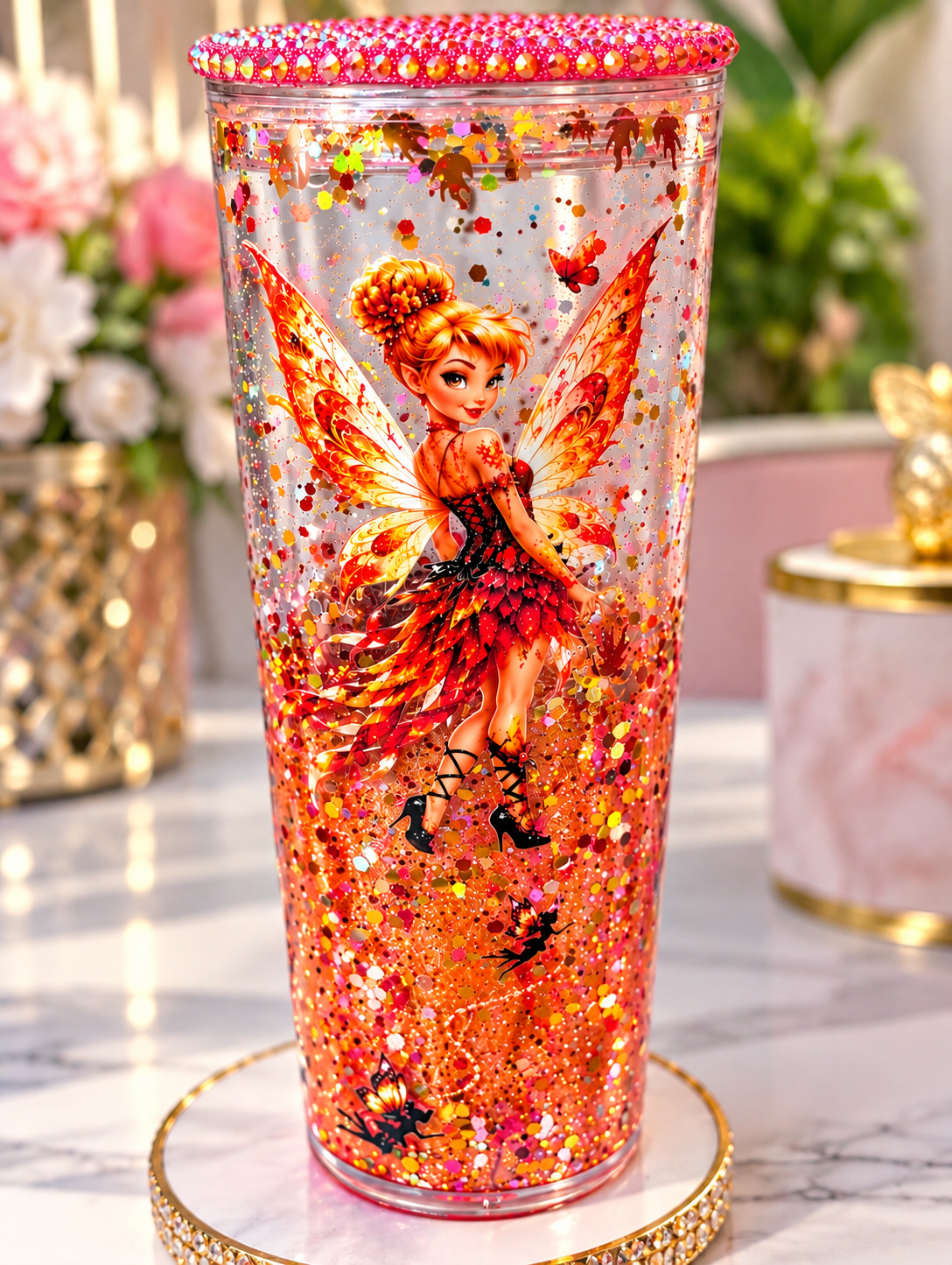 Fire (fairy collection) tumbler